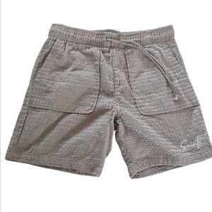 Saints Studio Waffle shorts size M, elastic waist, pockets, cotton blend